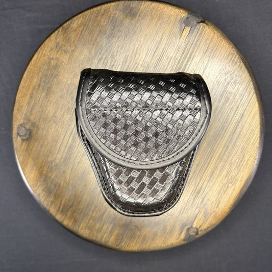 Bianchi Double Handcuff Case 7917 AccuMold Elite Covered Hidden Snap0