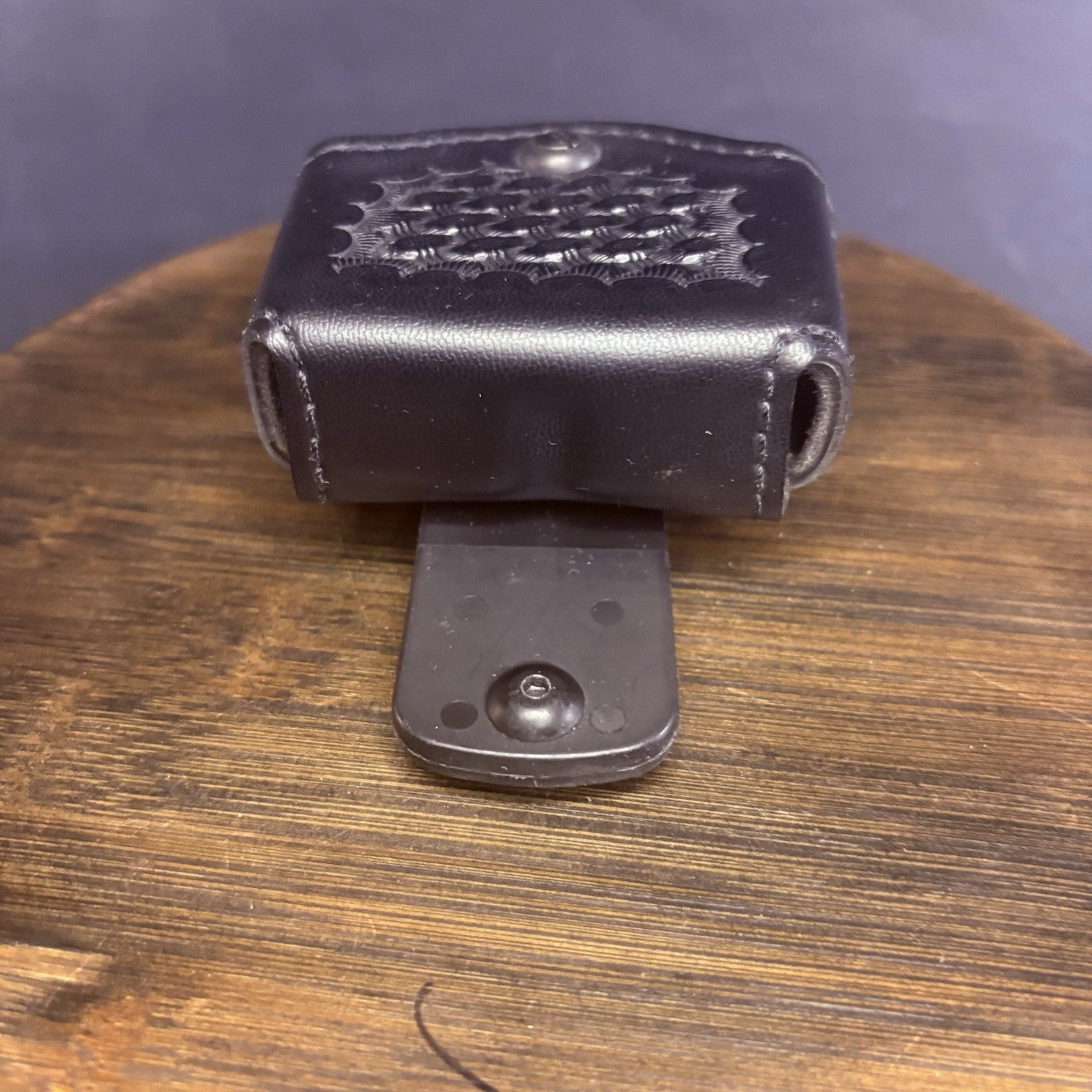 Safariland 177 Double 9mm Competition Magazine Pouch Open Top Basket Weave6