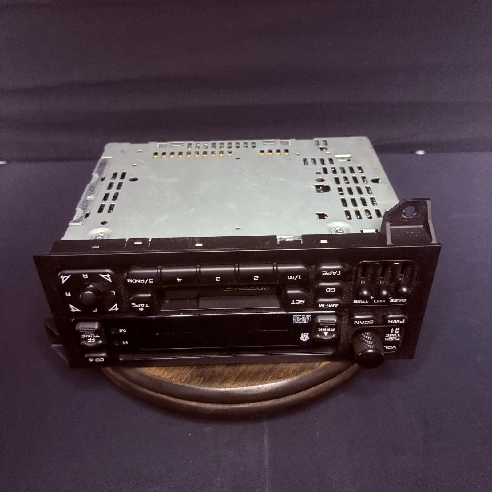 OEM Dodge Jeep Chrysler AM FM Radio CD w/Bluetooth Cassette TESTED P04704383AH8