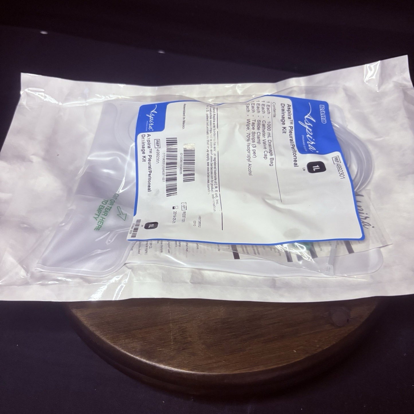 Aspire Drainage Systems - Drainage Kits - 4992301 - Pleural/Peritoneal 1,000ml5