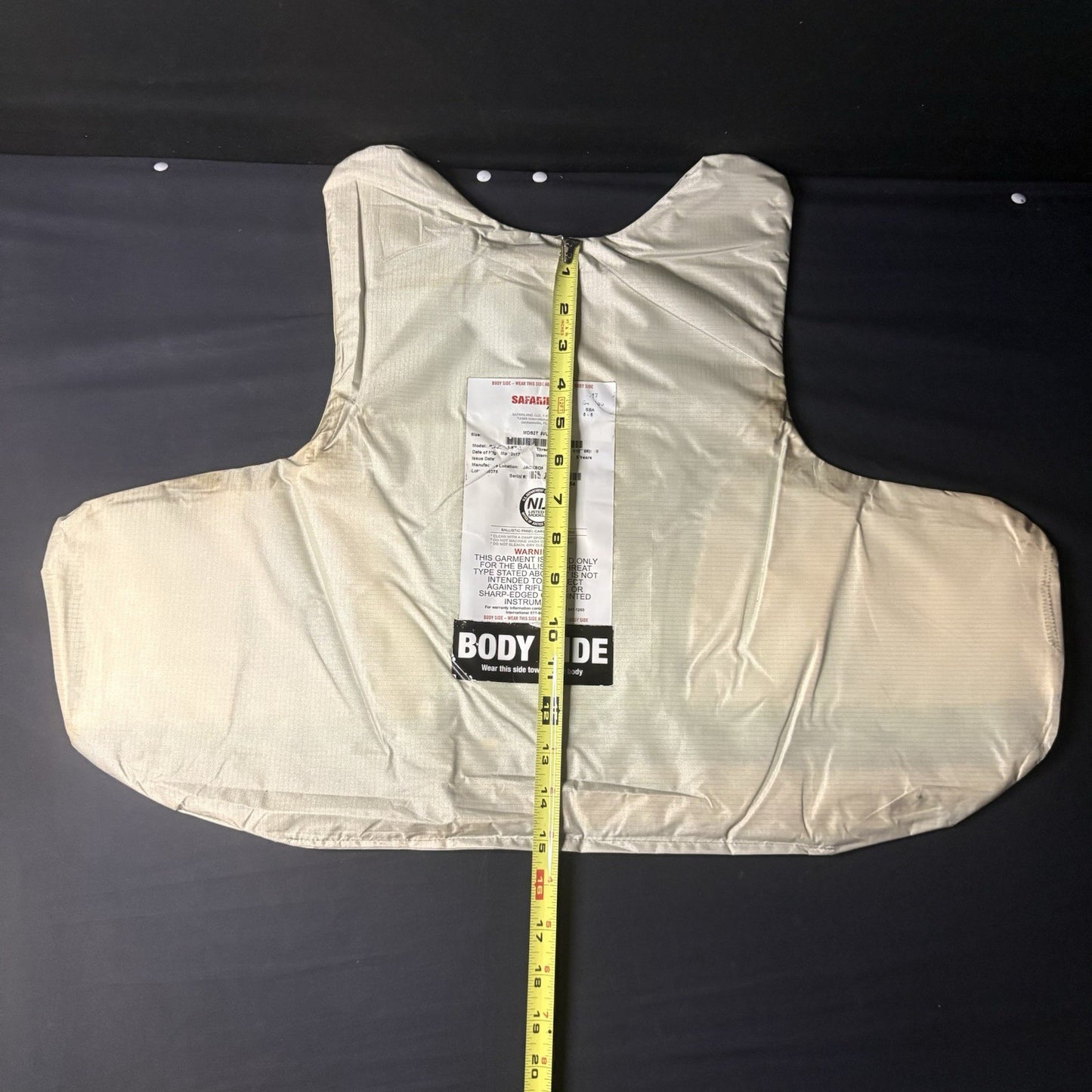 Safariland SX Level 2 (II) Armor Size XXLarge (XXL) Thinnest Bullet Proof Plate5