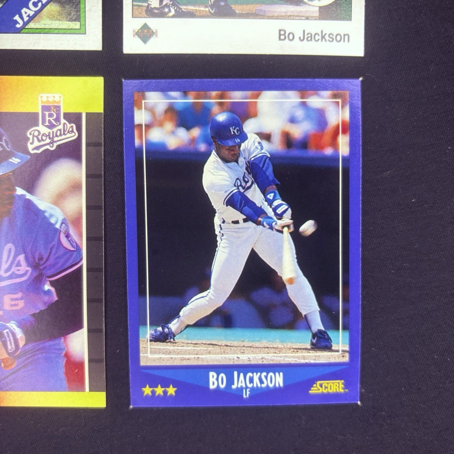 (Lot of 12) 1989 Bo Jackson Trading Cards #221, #540, #750, #180, #208, #2857