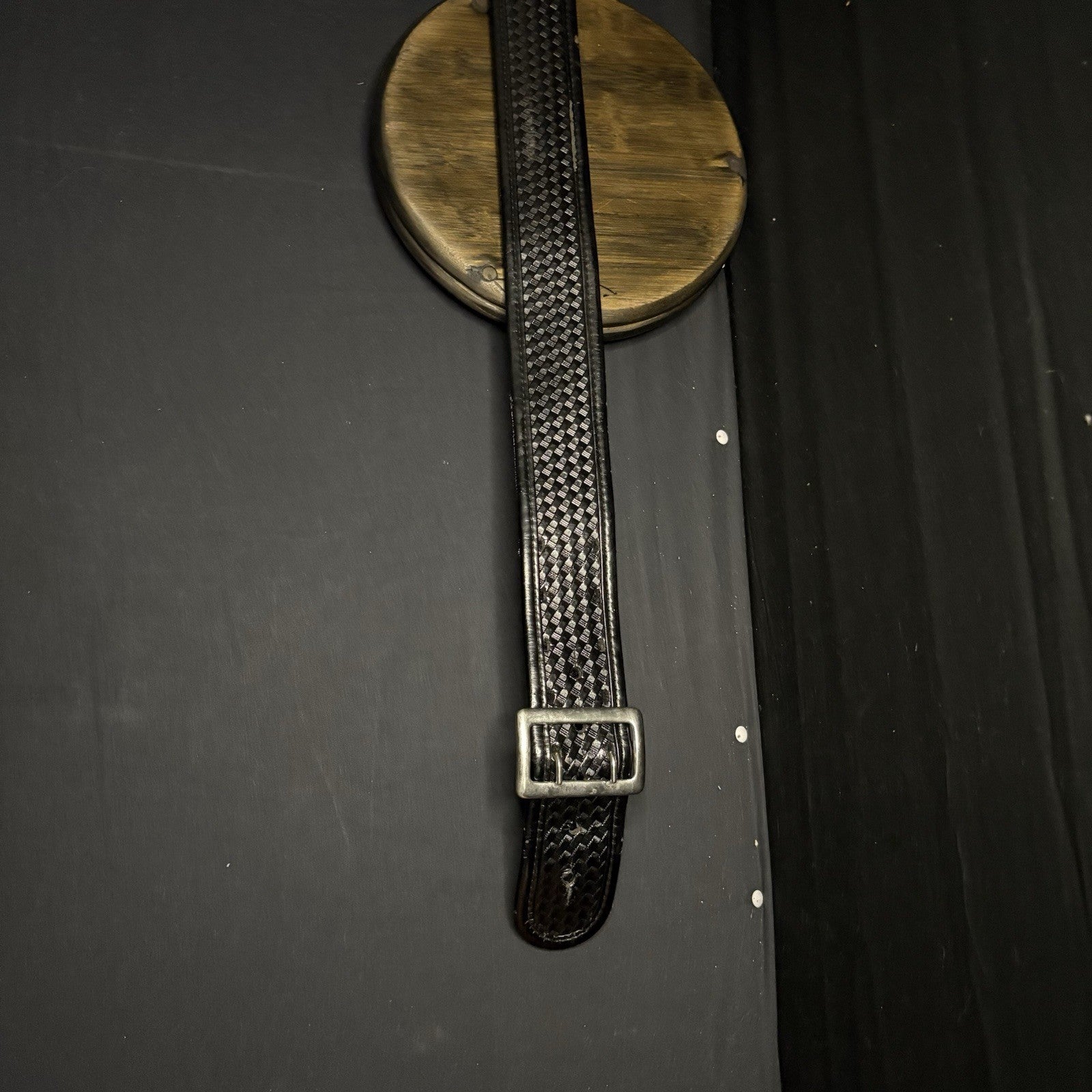 Bianchi 7960 Belt AccuMold Elite Sam Browne Duty Belt Size 32”- 34” Basketweave3