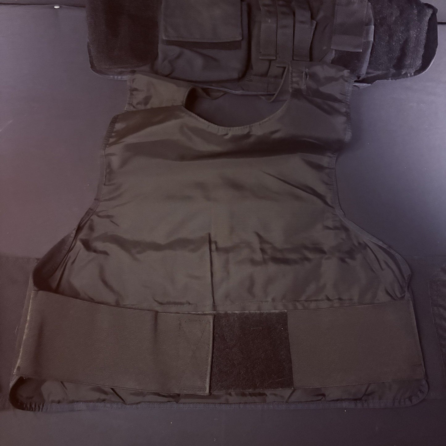 Cordura Tactical Plate Carrier Size XL USA Made w/Radio, Mag, Utility Pouches13