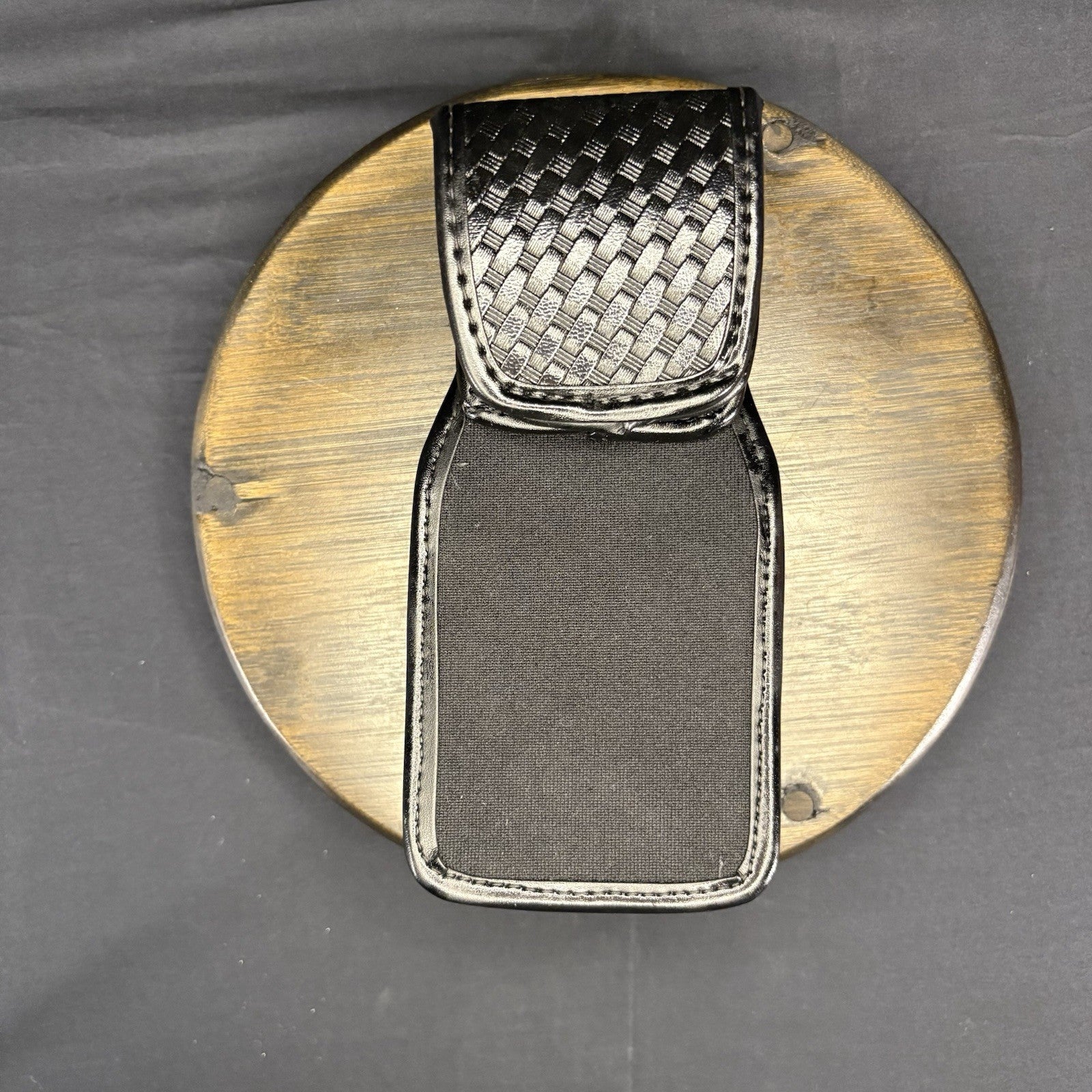 Bianchi Universal Radio Holder Swivel Back Accumold Elite Leather Basket Weave7