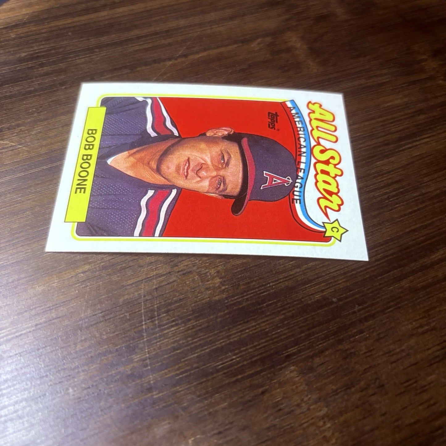 1989 Topps Bob Boone California Angels #404 High Grade See Photos3