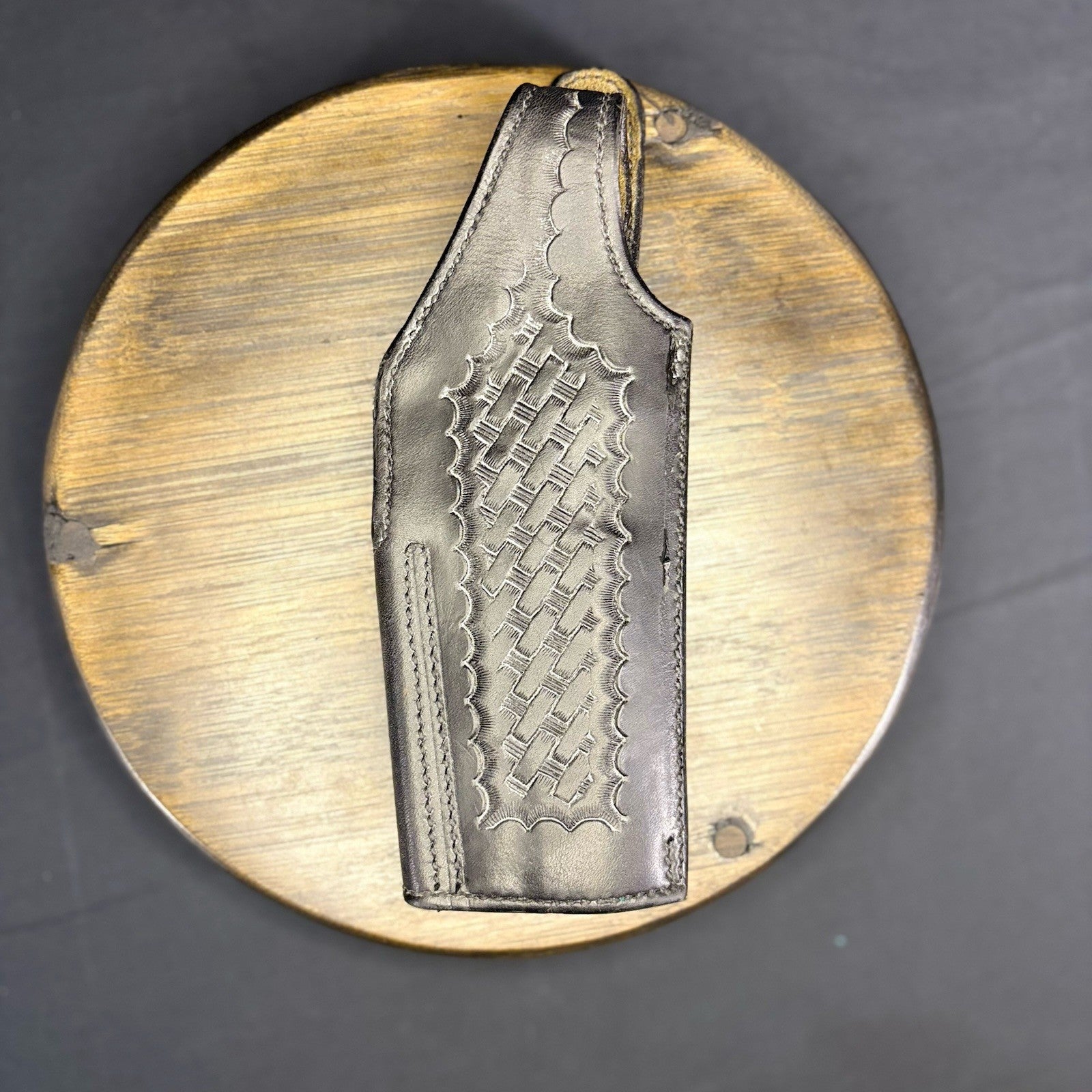 Safariland #2 Basket Weave Holster For .45 Auto 1 3/4" Belt Loop RH0