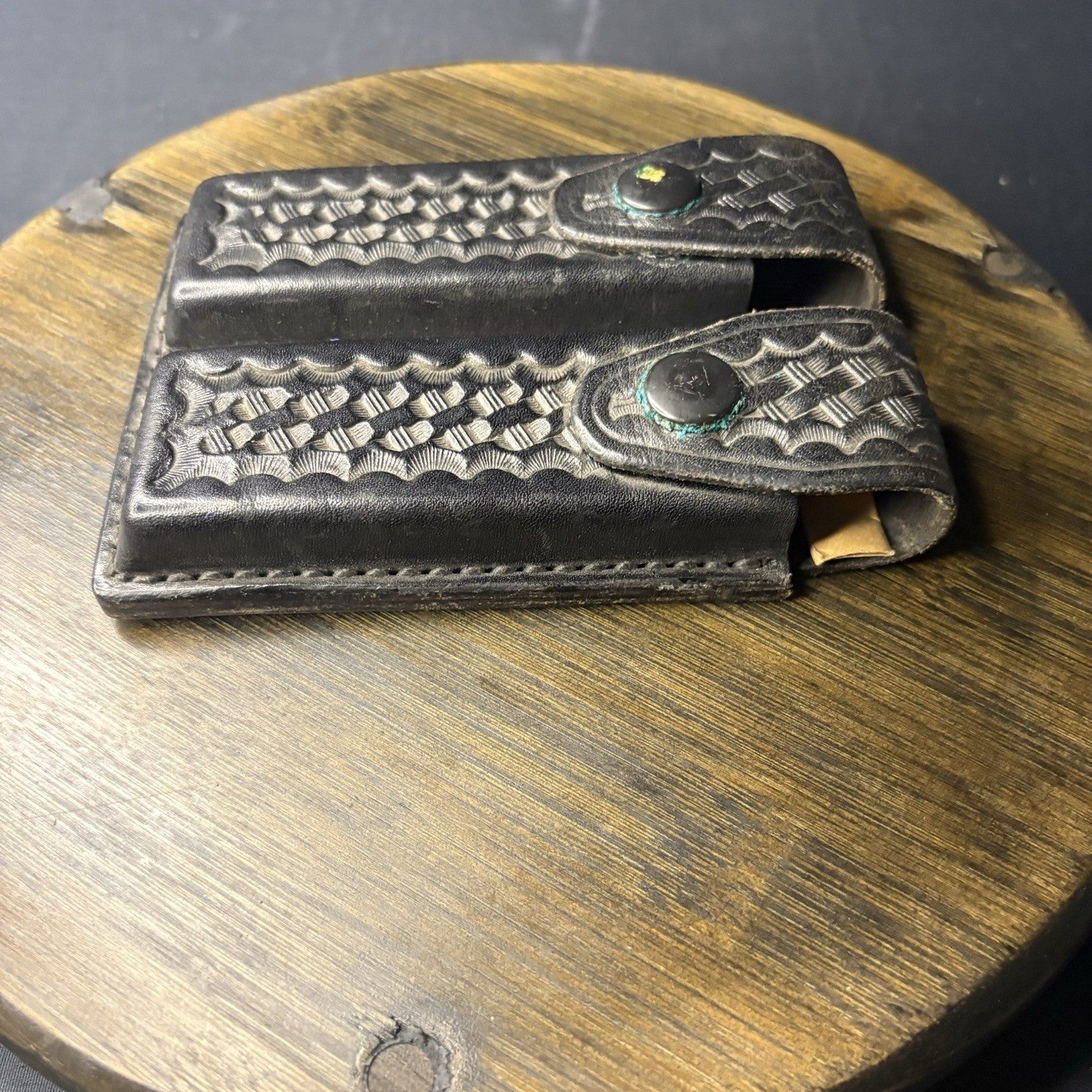 Tex Shoemaker Double Magazine Carrier Leather 3906 4013 P7M8 P225 Single Stack 91