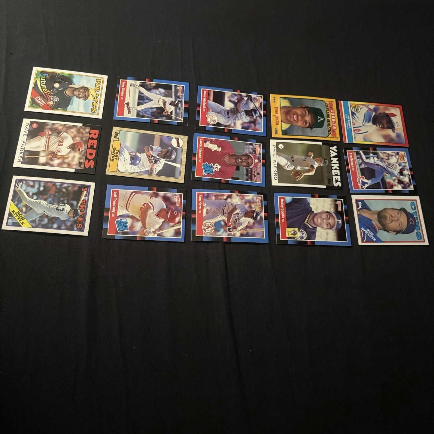 1988 Baseball Card Lot (15) All High Grade Topps, Donruss, Score, Fleer6