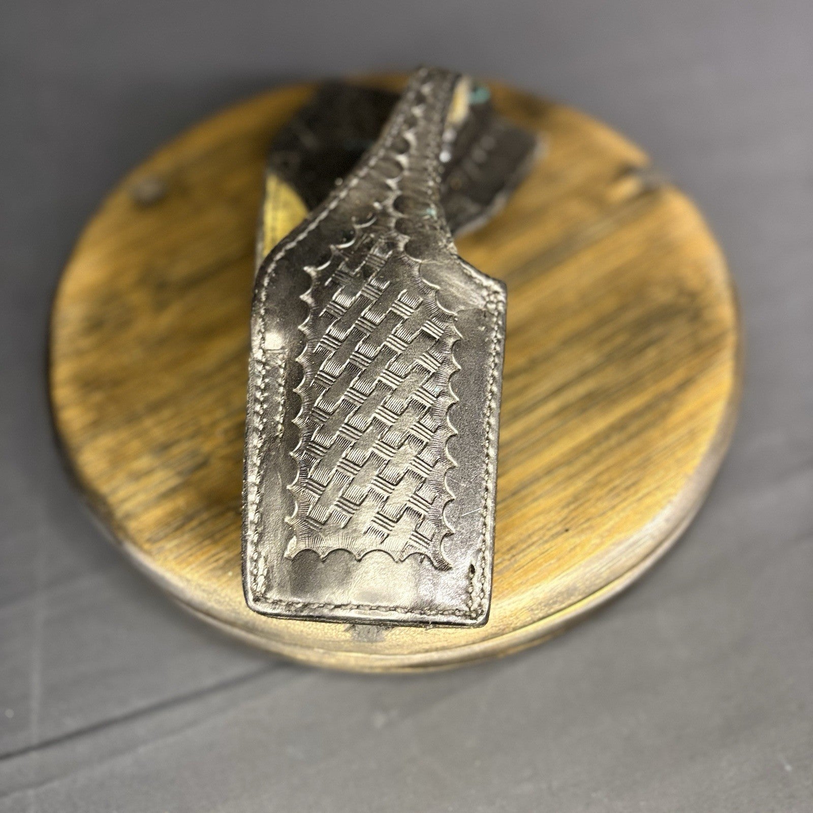 Safariland #55 Black Basket Weave Holseter For Colt C Pistols Snap Closure2