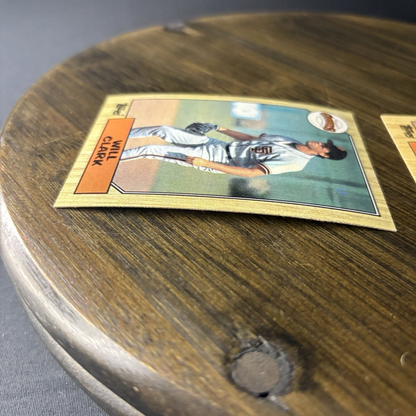 1987 Topps #420 Will Clark RC Lot Of 2 NMMT+ High Grade See Photos8