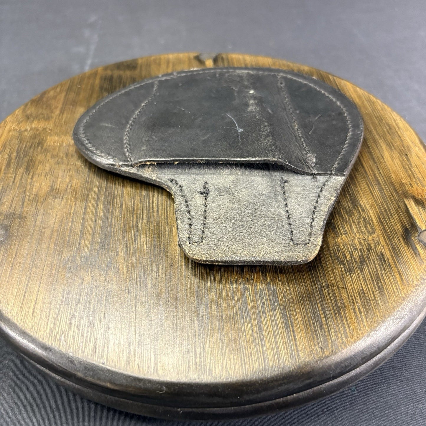 VTG Black Pager Pal Concealed Carry Genuine Leather Holster Right Handed4