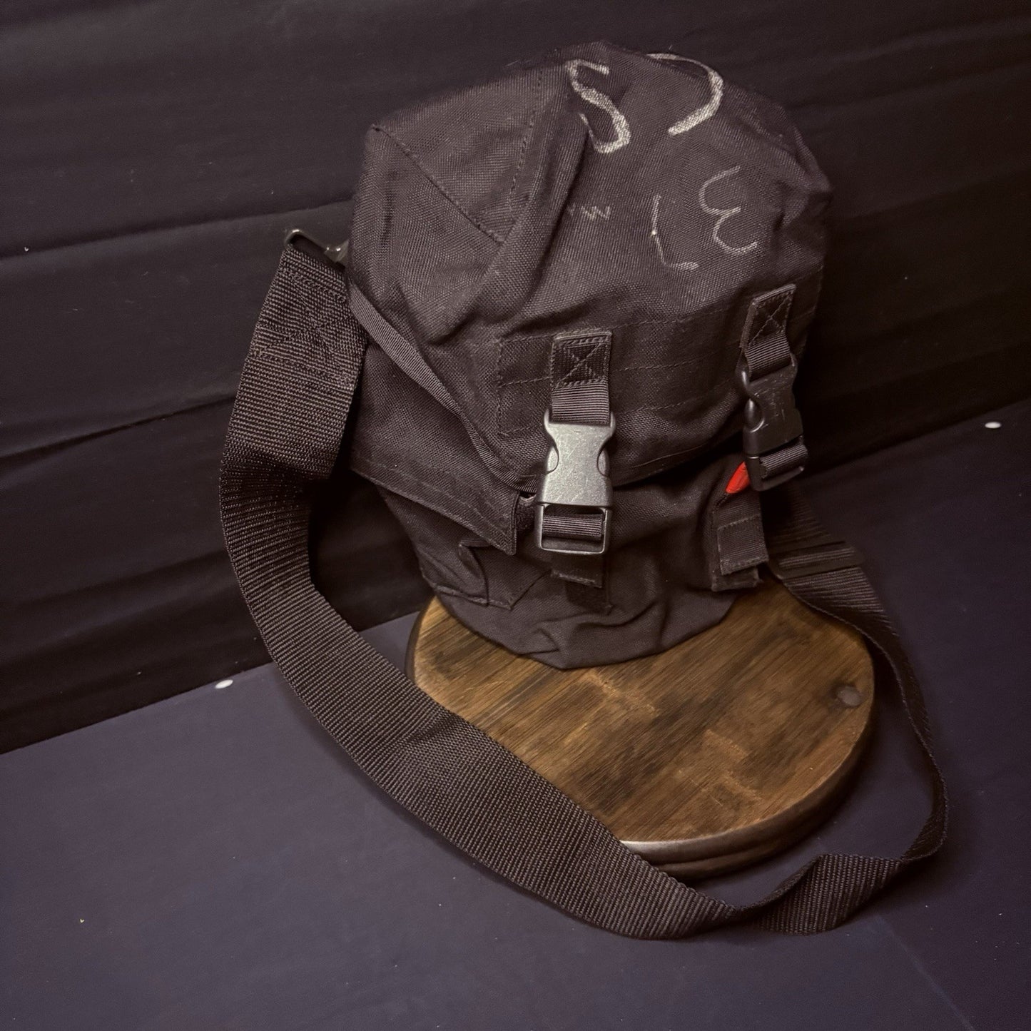 Gas Mask Or Large Utility Pouch EMT Tactical Military Hunting Black Nylon Case9