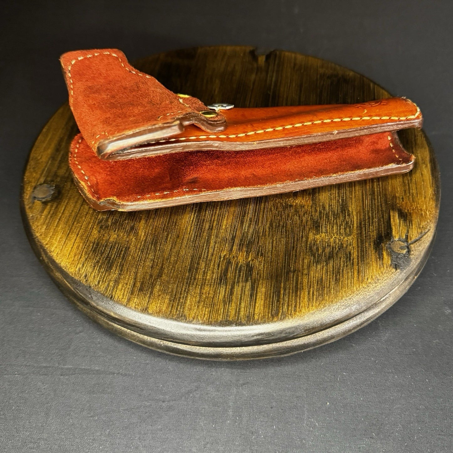 Bucheimer “Perfect Fit” #18 Tan Leather Revolver Holster1