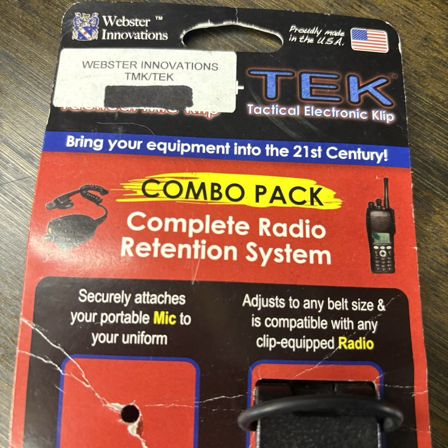 TEK Tactical Radio Klip Police Compatible with Most Radio w/clip6
