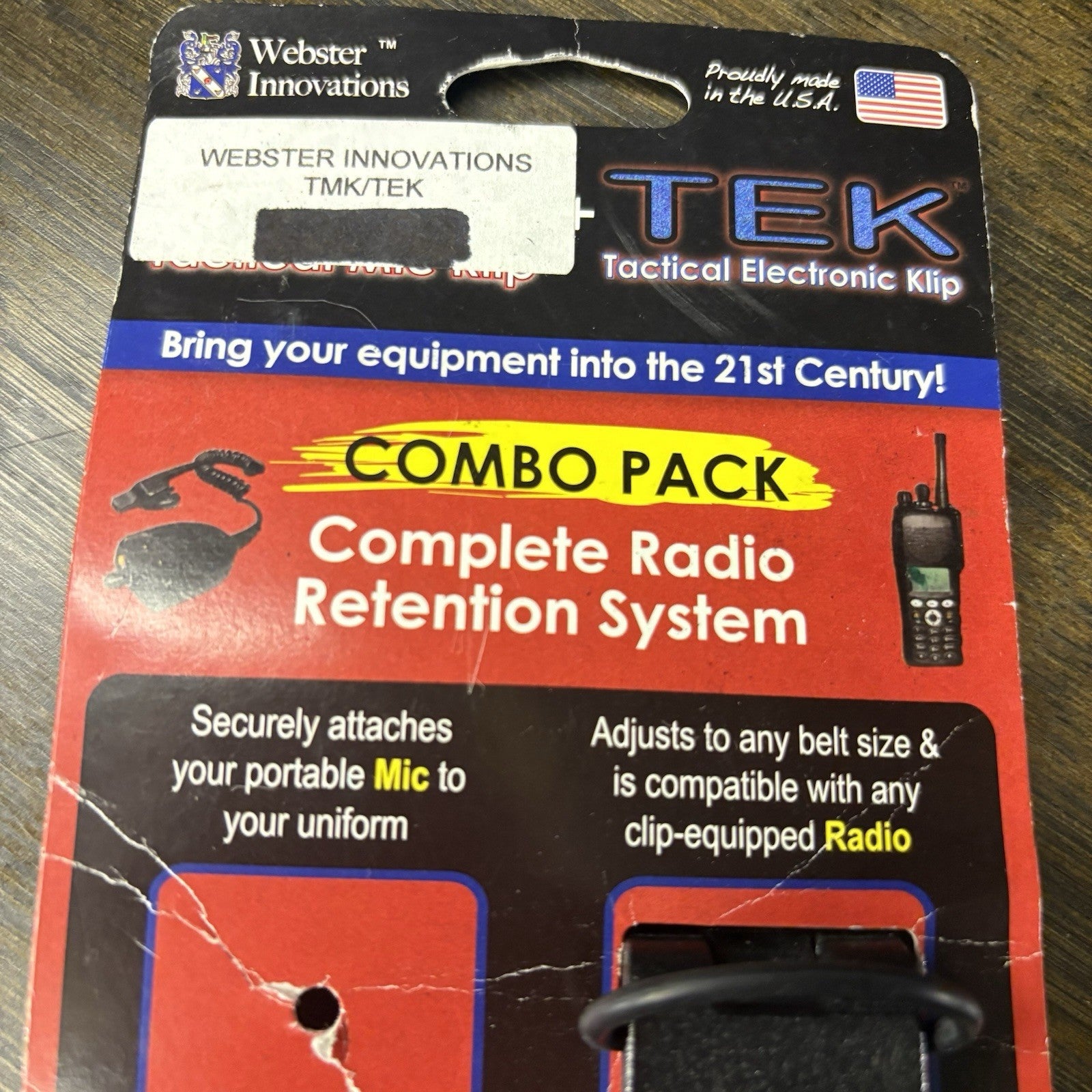 TEK Tactical Radio Klip Police Compatible with Most Radio w/clip6