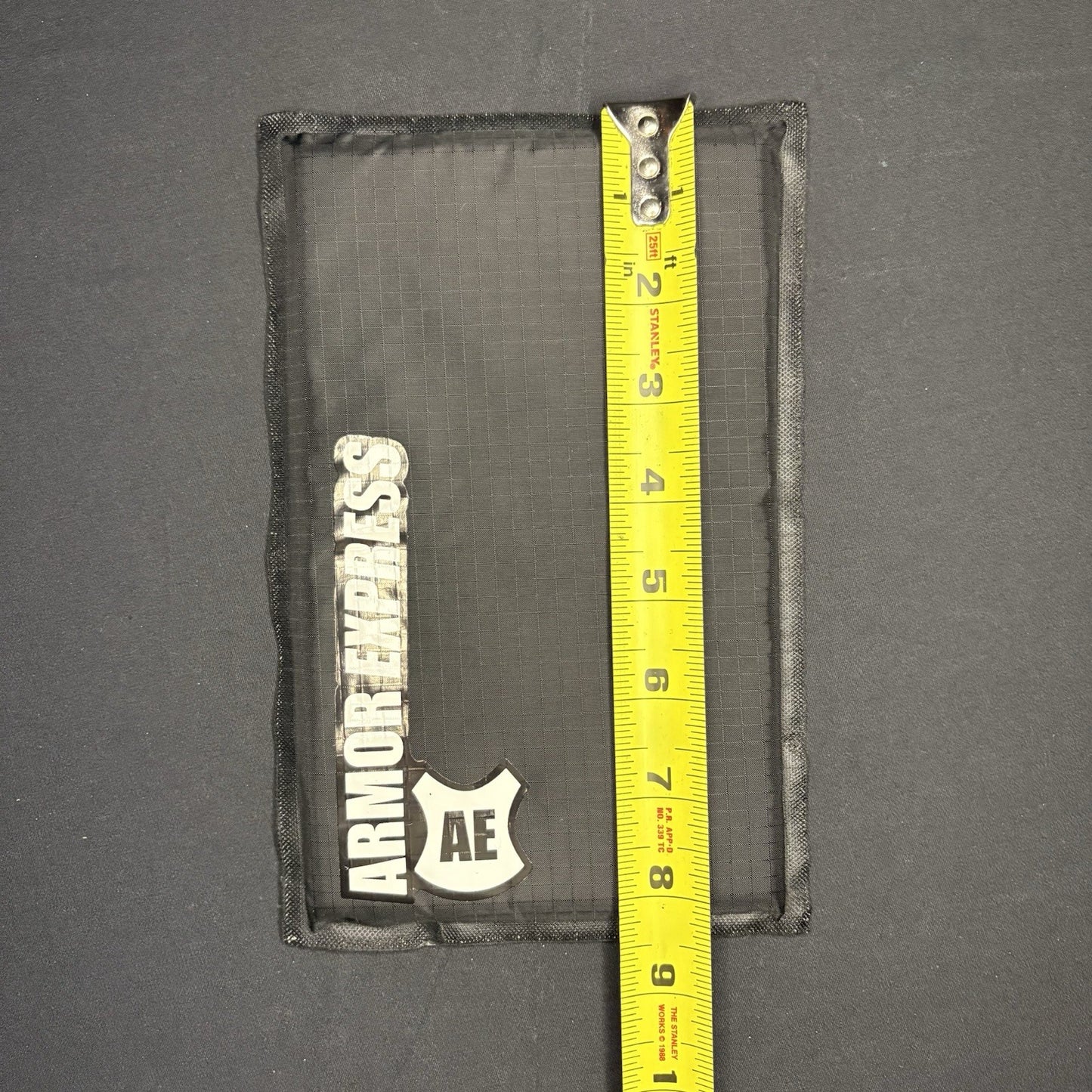 Armor Express Trauma Pad 5x8 Model STP Soft Black Impact Panel Body Armor2