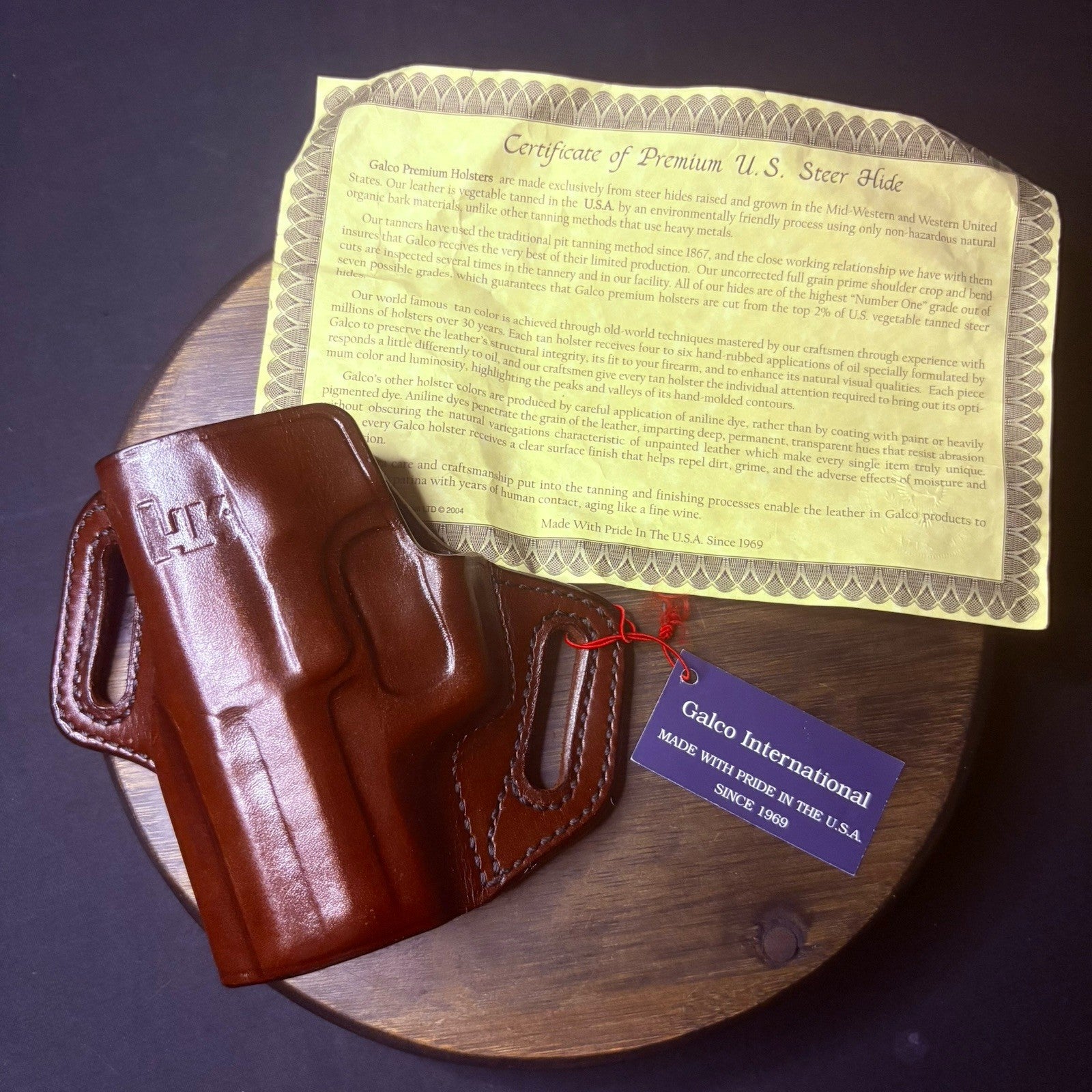 Galco H&K Concealable Holster Premium USA Made Leather LH OWB (P2000SK Compact)2