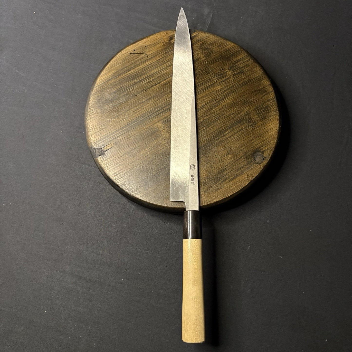 Kikuichi Japanese Chef Knife Kasumitogi Yanagi Sashimi Knife YKT27 10.5” 27cm2