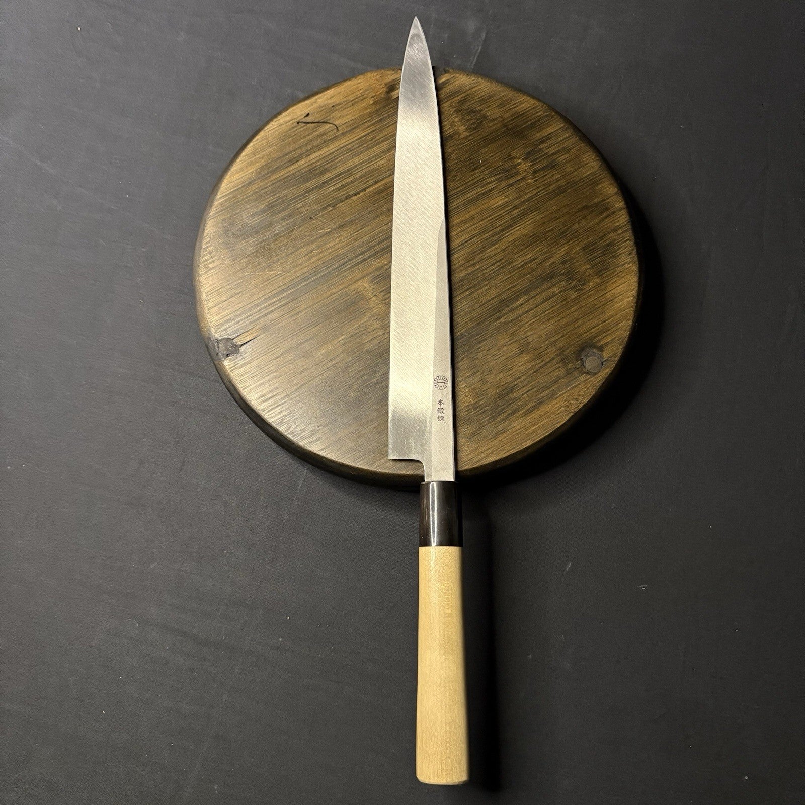 Kikuichi Japanese Chef Knife Kasumitogi Yanagi Sashimi Knife YKT27 10.5” 27cm2