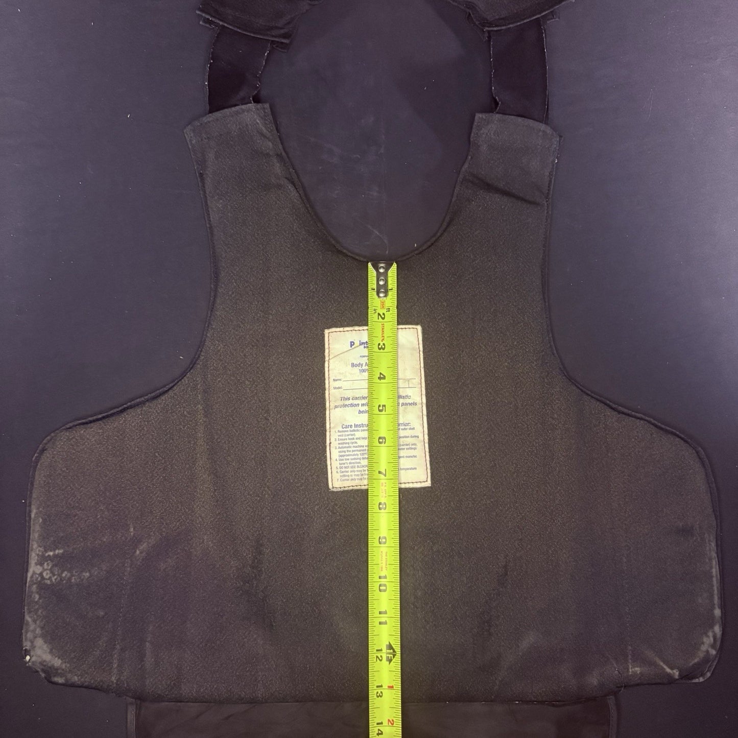 PB Armor 3A Vest Size Large Long IIIA Ballistic Bullet Proof Concealable Armor8