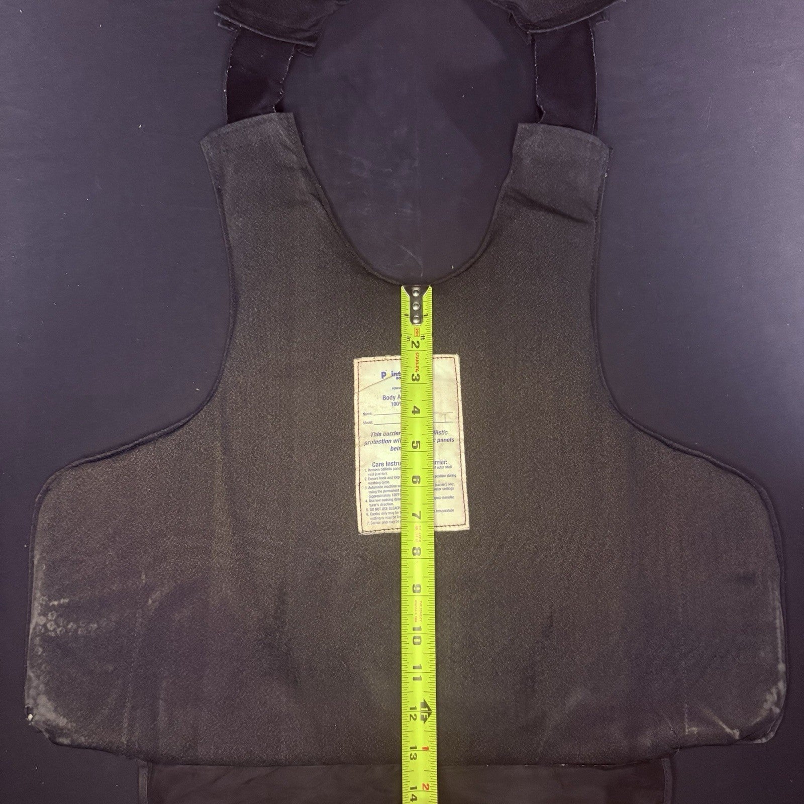 PB Armor 3A Vest Size Large Long IIIA Ballistic Bullet Proof Concealable Armor8