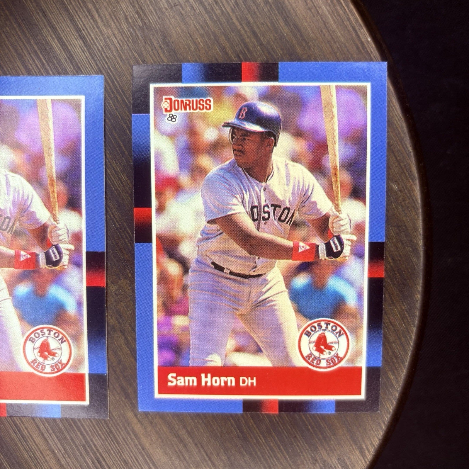 1988 Donruss #498 Sam Horn Rookie RC Lot 3 Boston Red Sox2