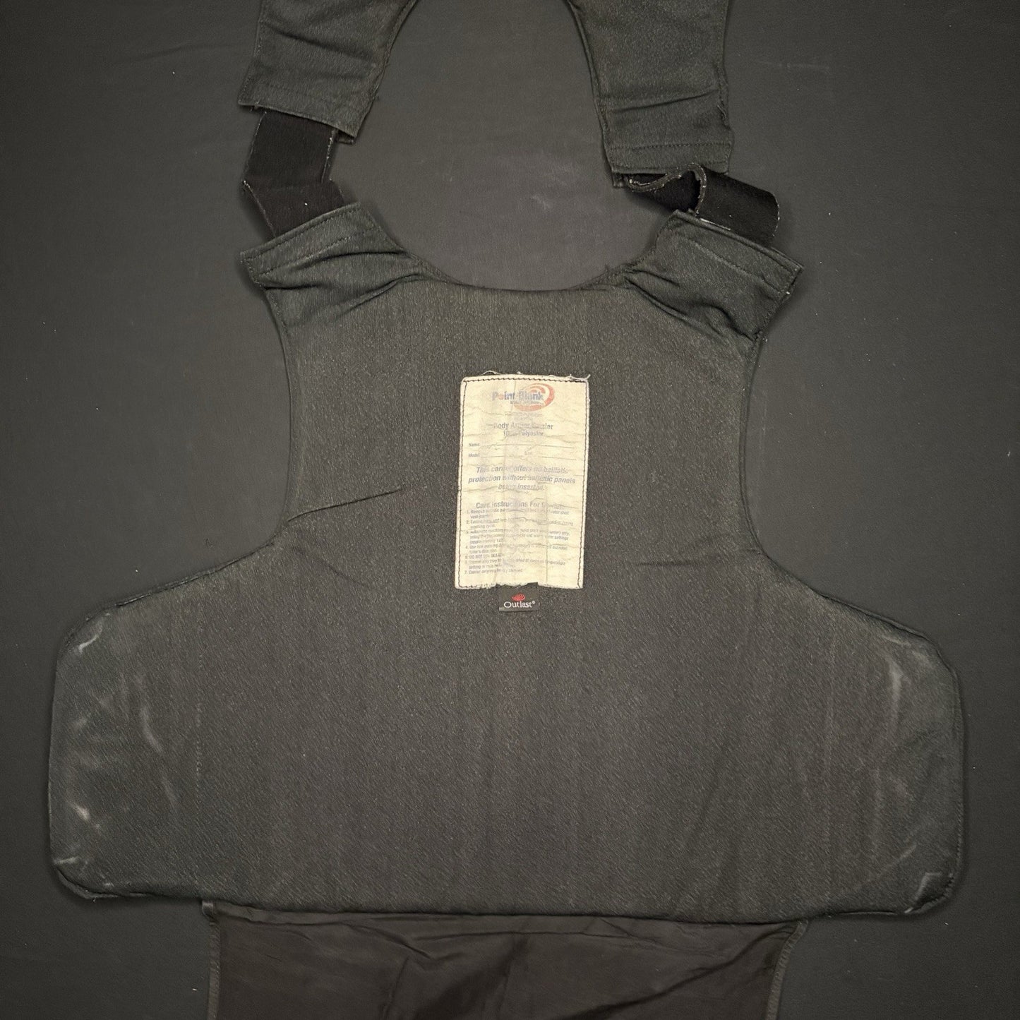 PB Armor Bullet Proof Vest 3A IIIA Size Large w/ Trauma Plate Concealable Vest7
