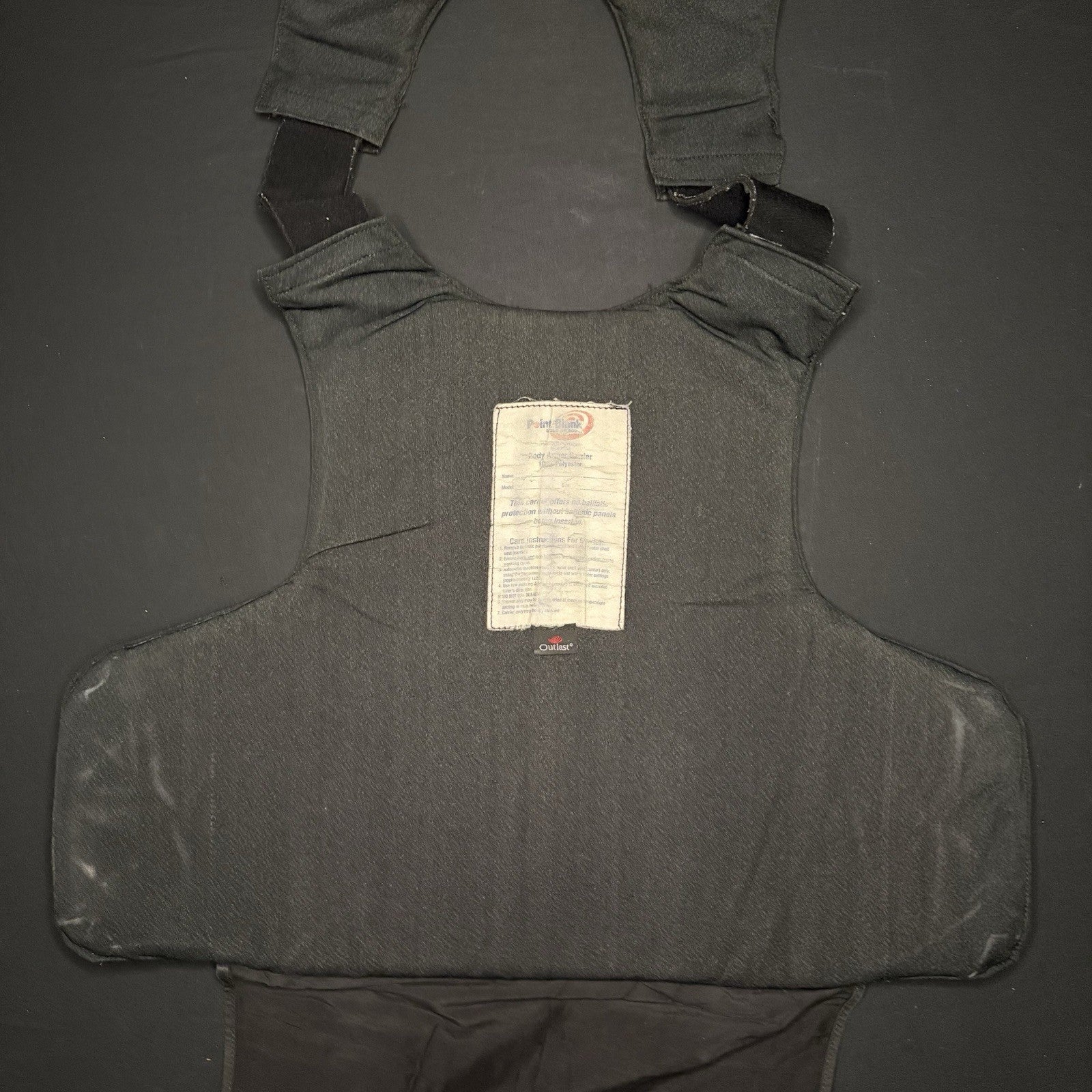 PB Armor Bullet Proof Vest 3A IIIA Size Large w/ Trauma Plate Concealable Vest7