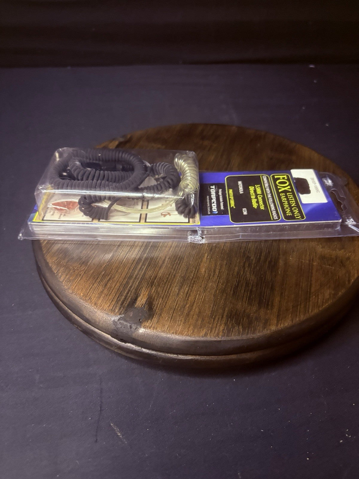 FOX CT Listen-Only Earpiece EP1089XC w/ Clear-Coiled Tube By Earphone Connection7