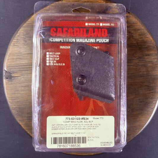 Safariland 773 Competition Magazine Pouch 1911 .45 Open Top ELS Back0