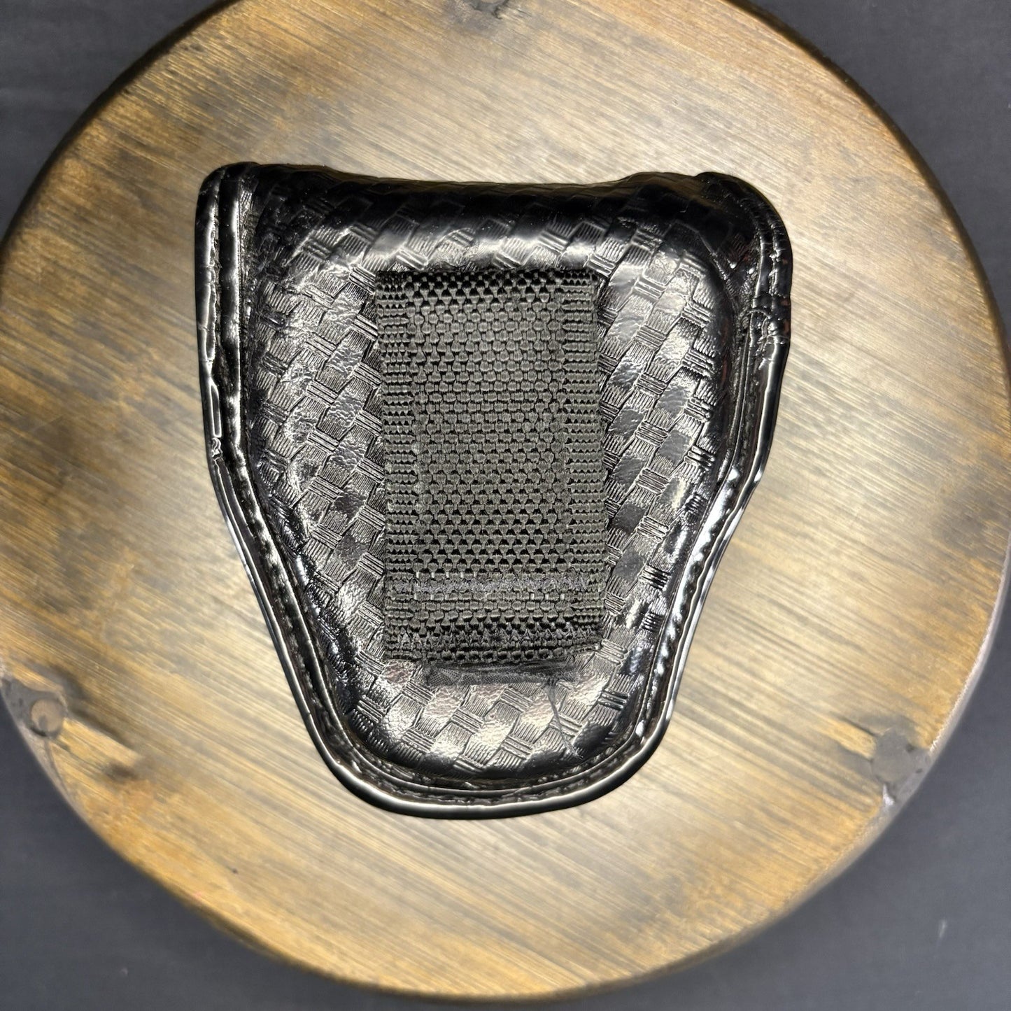 Bianchi Double Handcuff Case 7917 AccuMold Elite Covered Hidden Snap NICE2