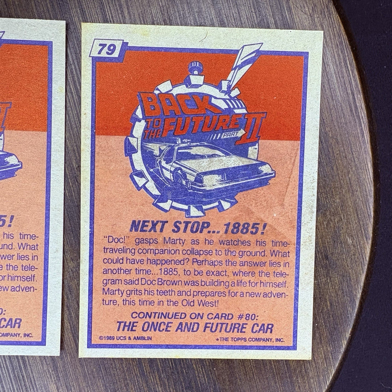 (Lot Of 3) 1989 Topps Back to the Future II #79 "Next Stop... 1885!" High Grade11