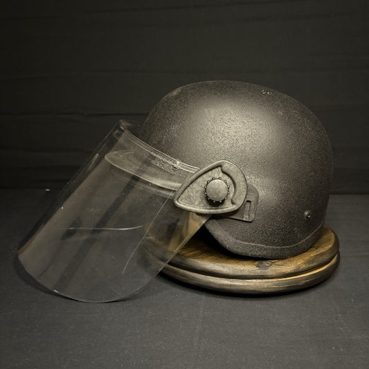 Protech Ballistic 3A(IIIA) Helmet Removable Face Shield Size Medium Bullet Proof0