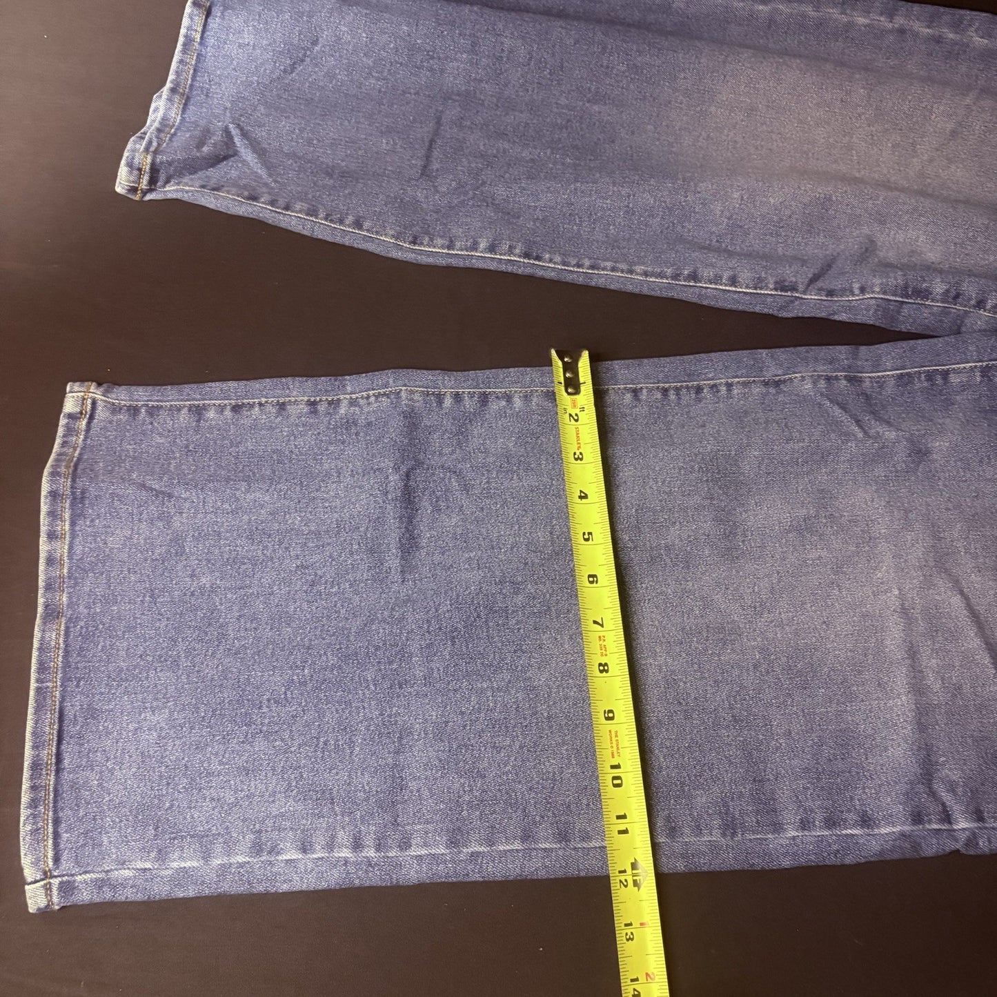 Well Worn Wide Leg High Rise Blue Jeans, SIZE 16/36 31.5" Long NWT9