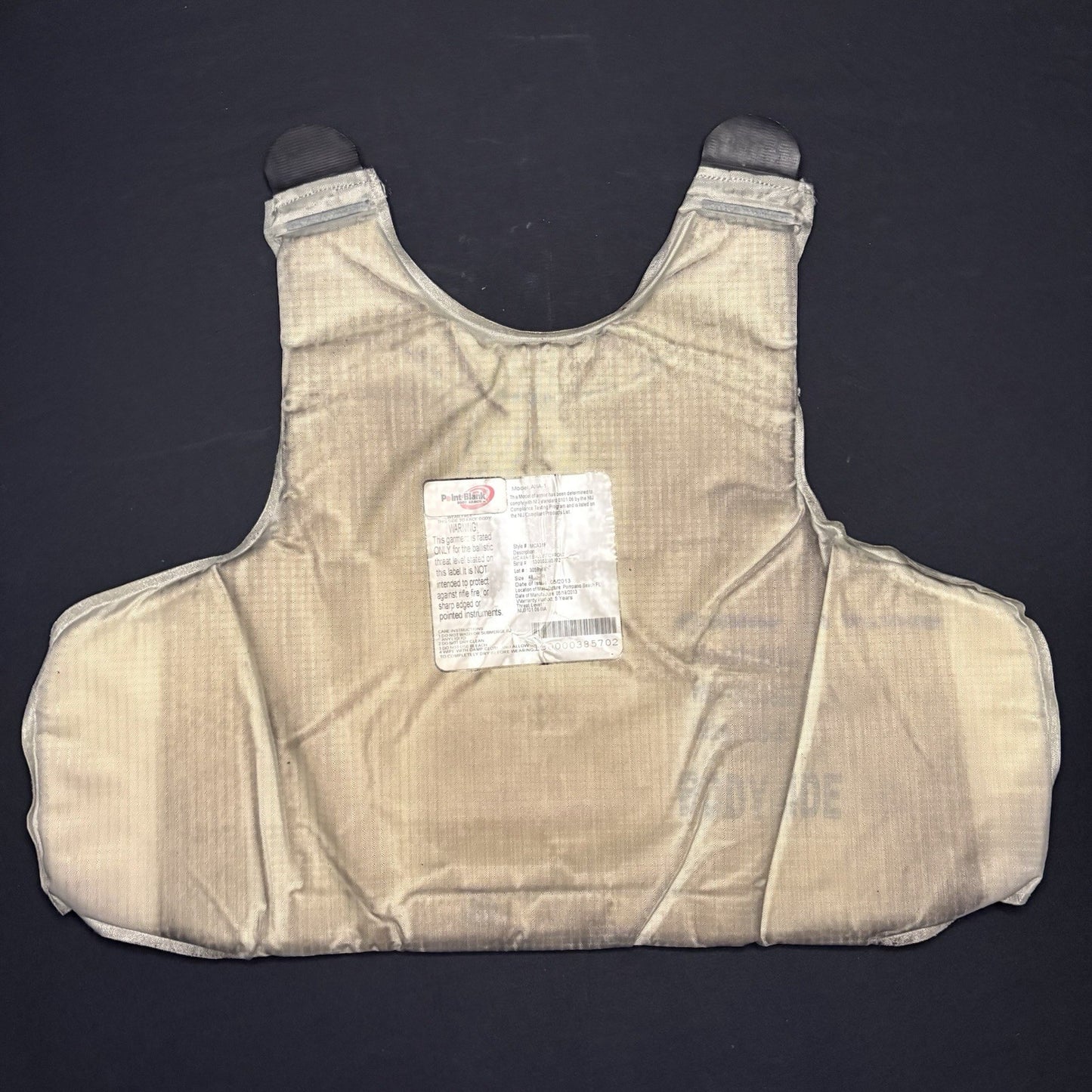 PB 3A Bullet Proof Vest Size Large IIIA Ballistic Concealable Body Armor8