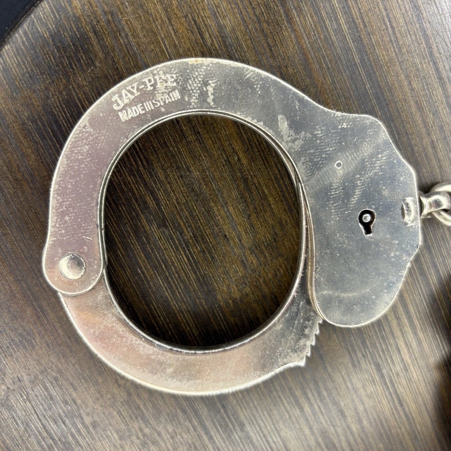 Jay-Pee Handcuffs w/ Key ~Vintage~ (Made in Spain) HEAVY DUTY2