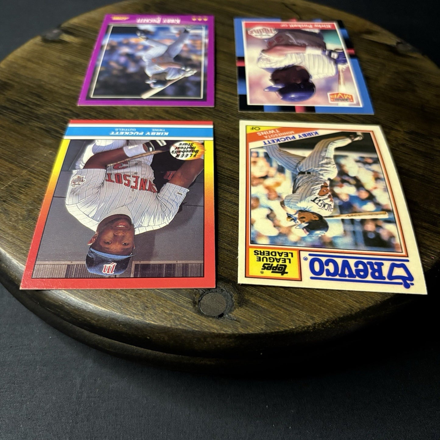 Kirby Puckett 8 Card Lot MLB Mint Condition 21