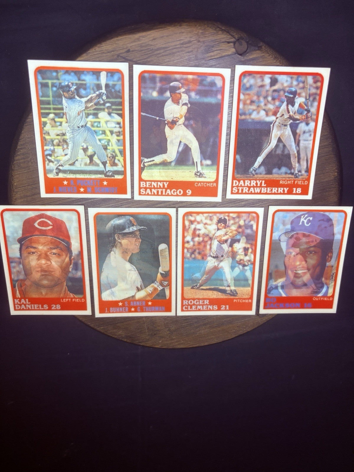 Vintage 1988 Hologram Sportflics (Lot of 7) Rare High Grade Card BO JACKSON3