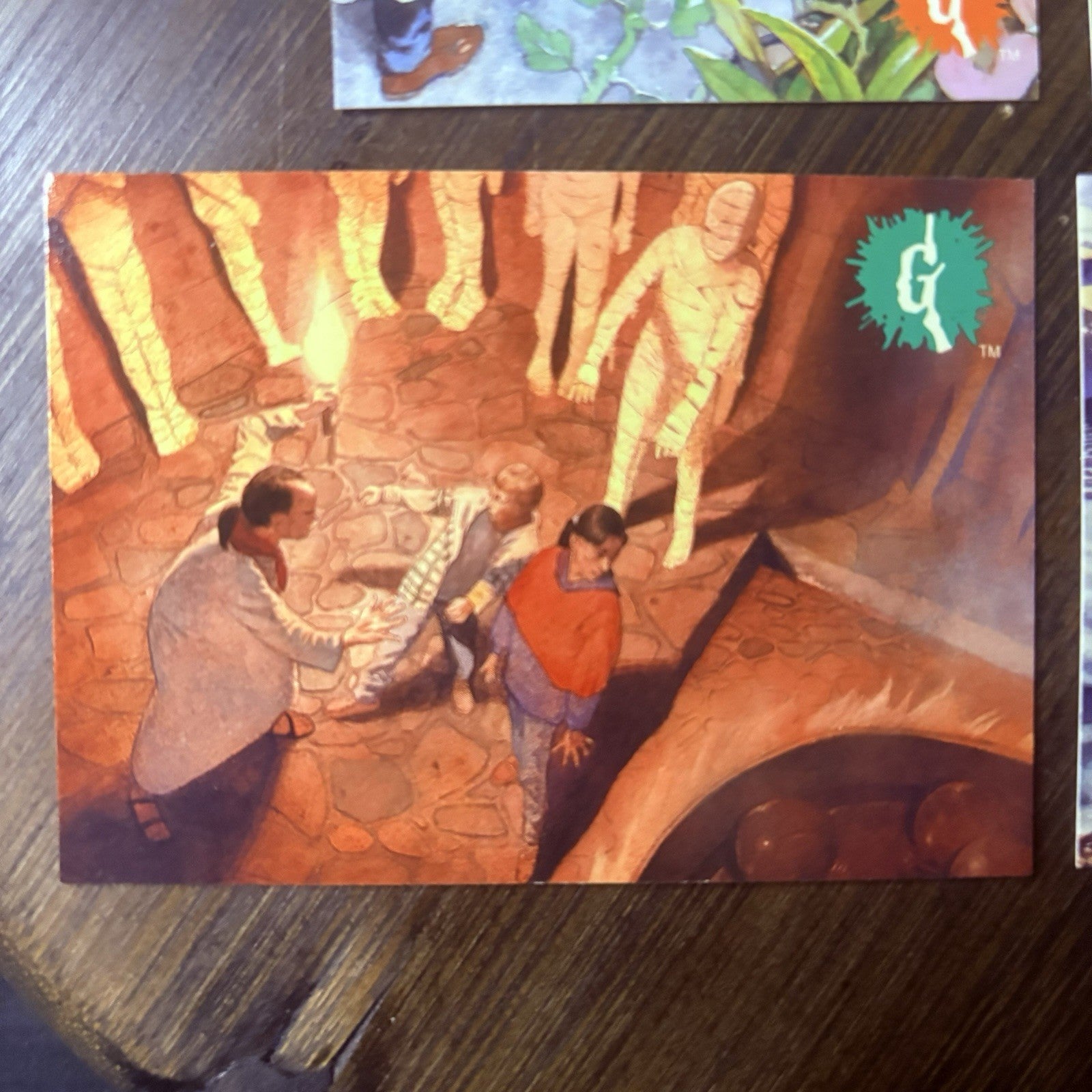 1996 Topps Goosebumps Lot Of (2) "Camp" Trading Cards All High Grade, See Photos2