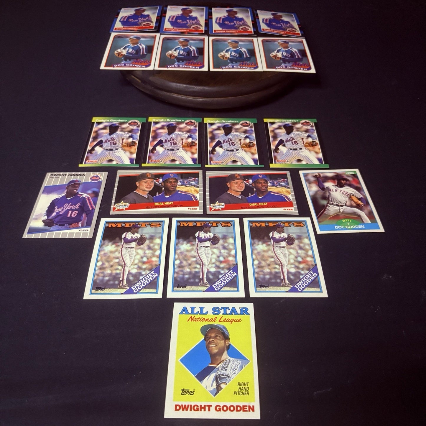 (Lot of 20) Dwight/ Doc Gooden Assorted Card 1987 to 1989 Topps Donruss Fleer2
