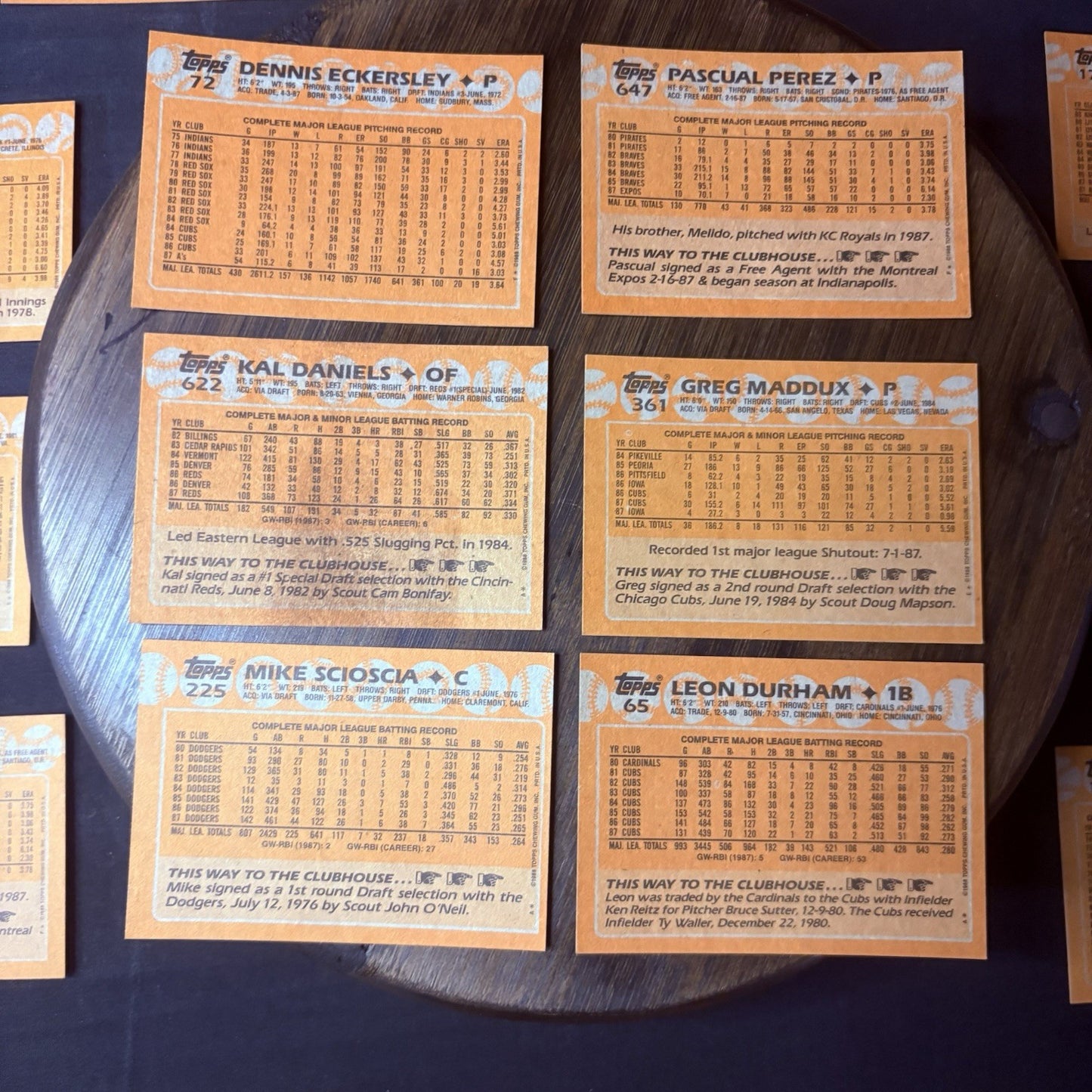 1988 TOPPS High Grade Baseball Card Lot Of 3517