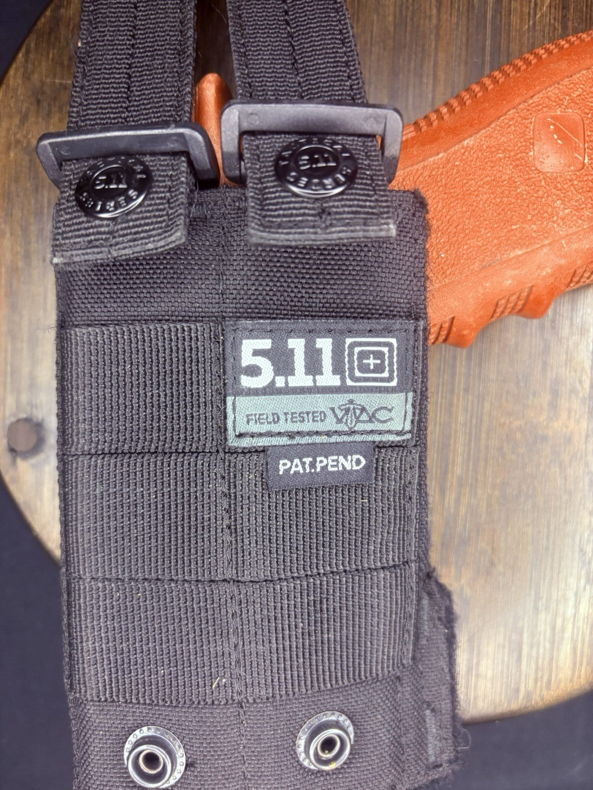 5.11 LBE Holster w/MOLLE, Black Nylon Pistol Holster For Full Size Handguns3