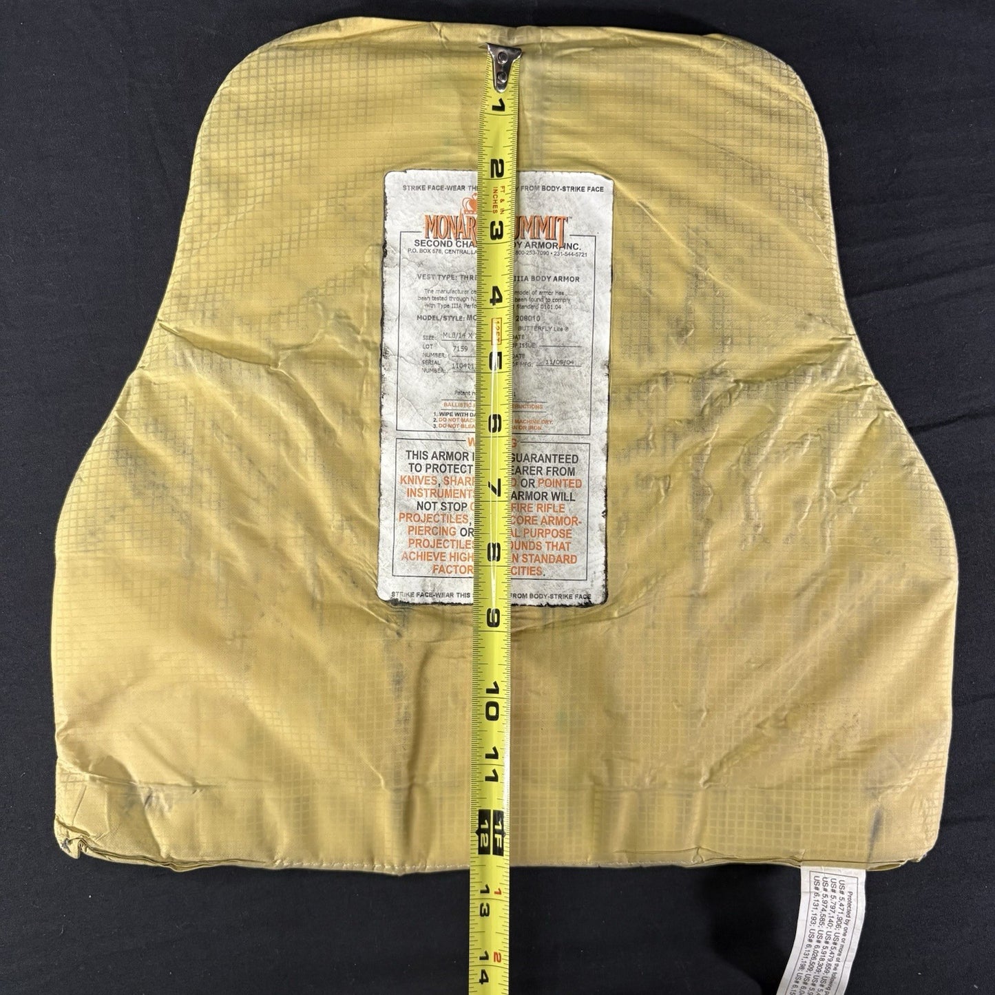 3A (IIIA) Bullet Proof Vest Size Medium Female Second Chance Body Armor20