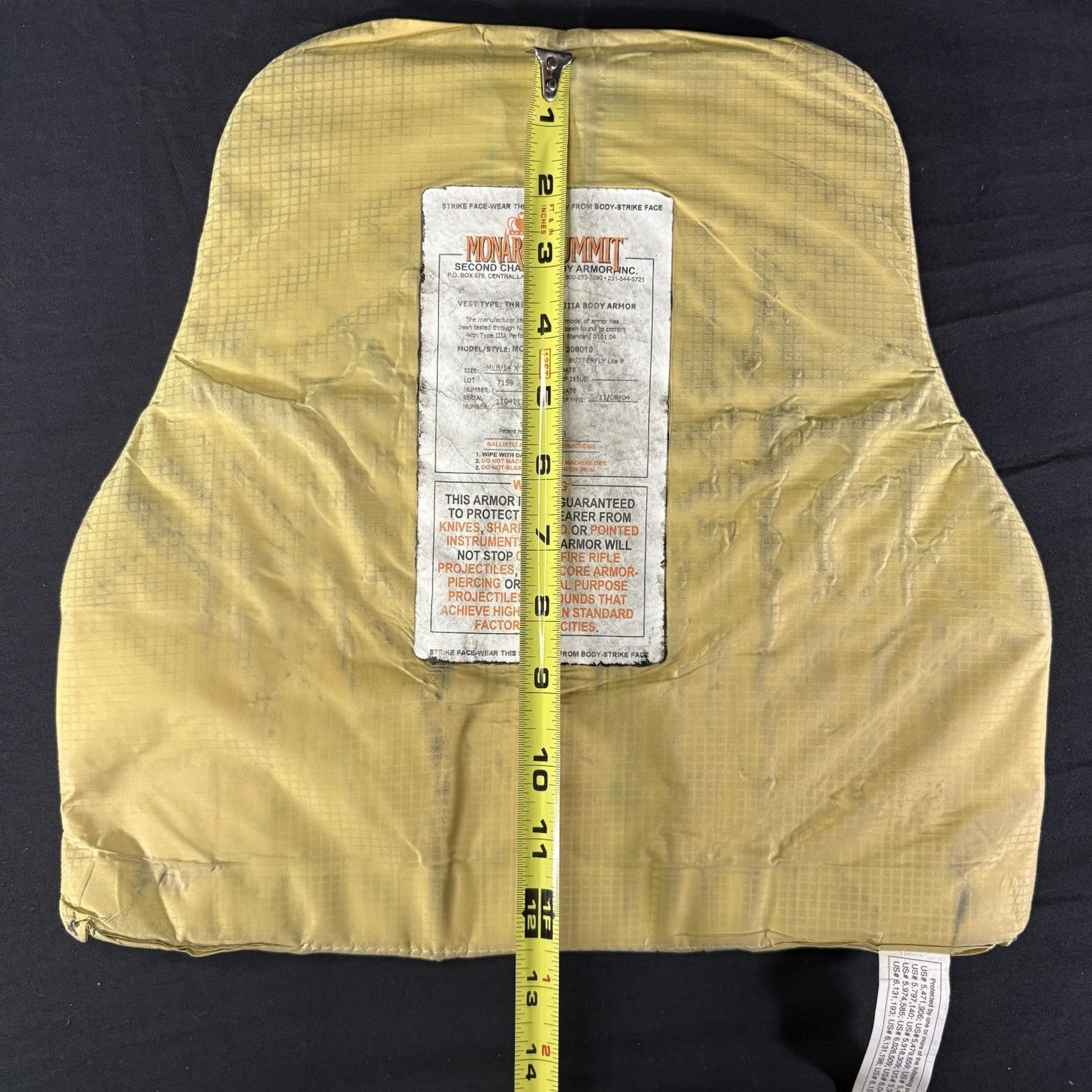 3A (IIIA) Bullet Proof Vest Size Medium Female Second Chance Body Armor20