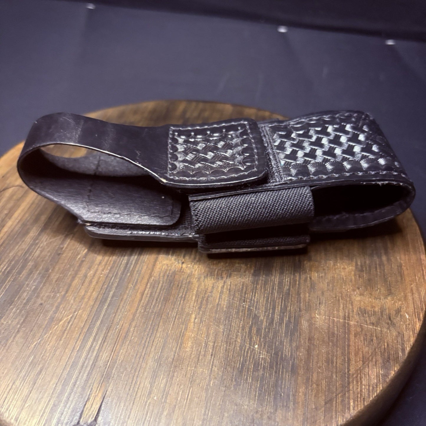 AKER Universal Phone/ Radio Holder w/Clip 6.5" x 3" 1 3/4" Basket Weave (688U)3