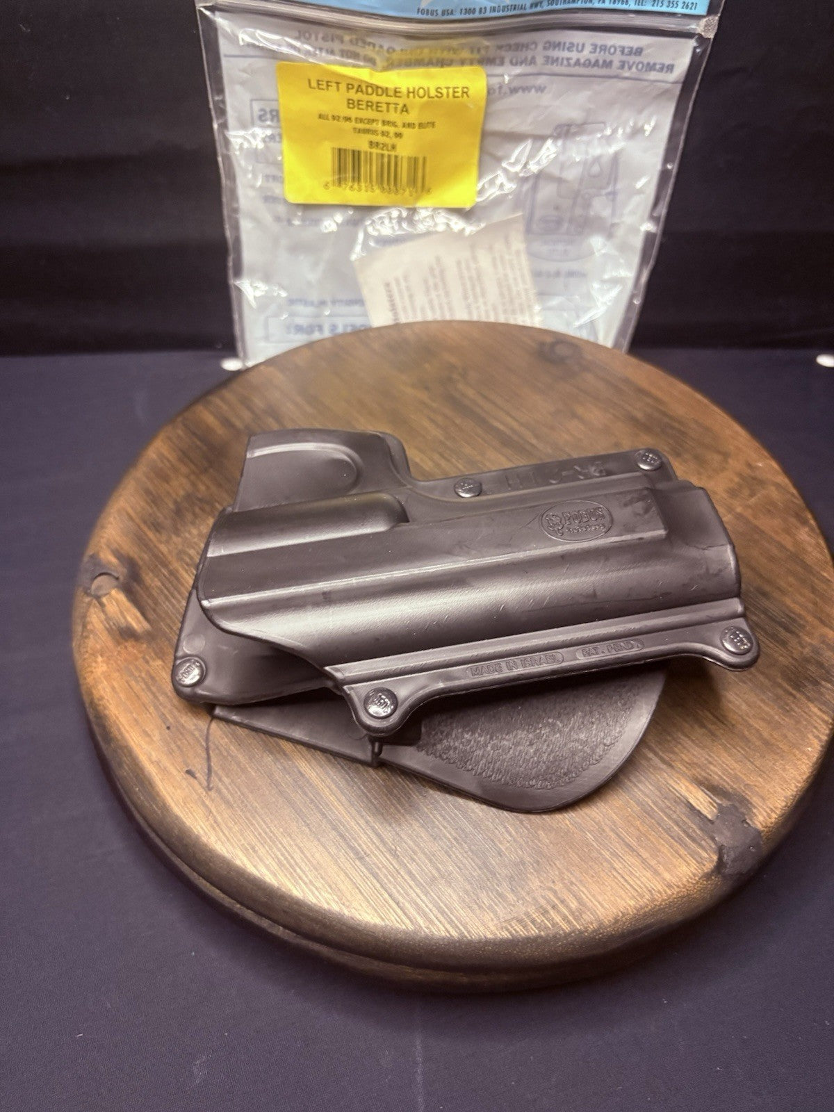 NEW Uncle Mikes Beretta 92 Polymer Hip Holster LH w/ Paddle10