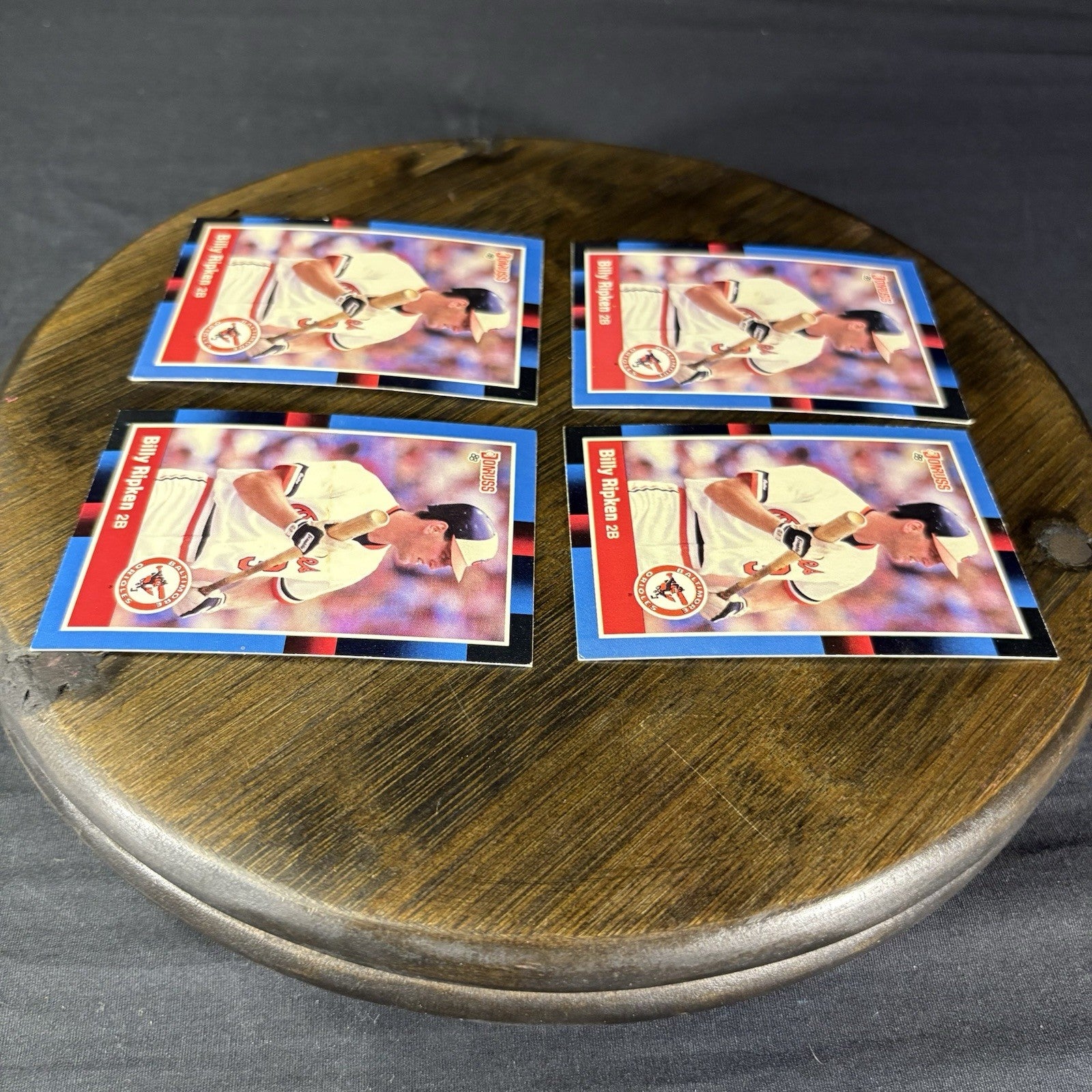 1988 Billy Ripken & Cal Ripken Sr. Error Card Lot Donruss & Topps High Grade4