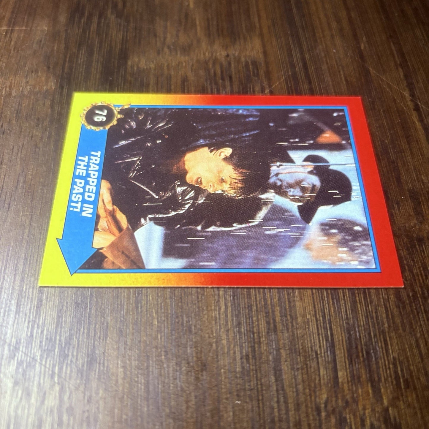 1989 Topps Back to the Future #76 "Trapped In The Past" High Grade Trading Card7