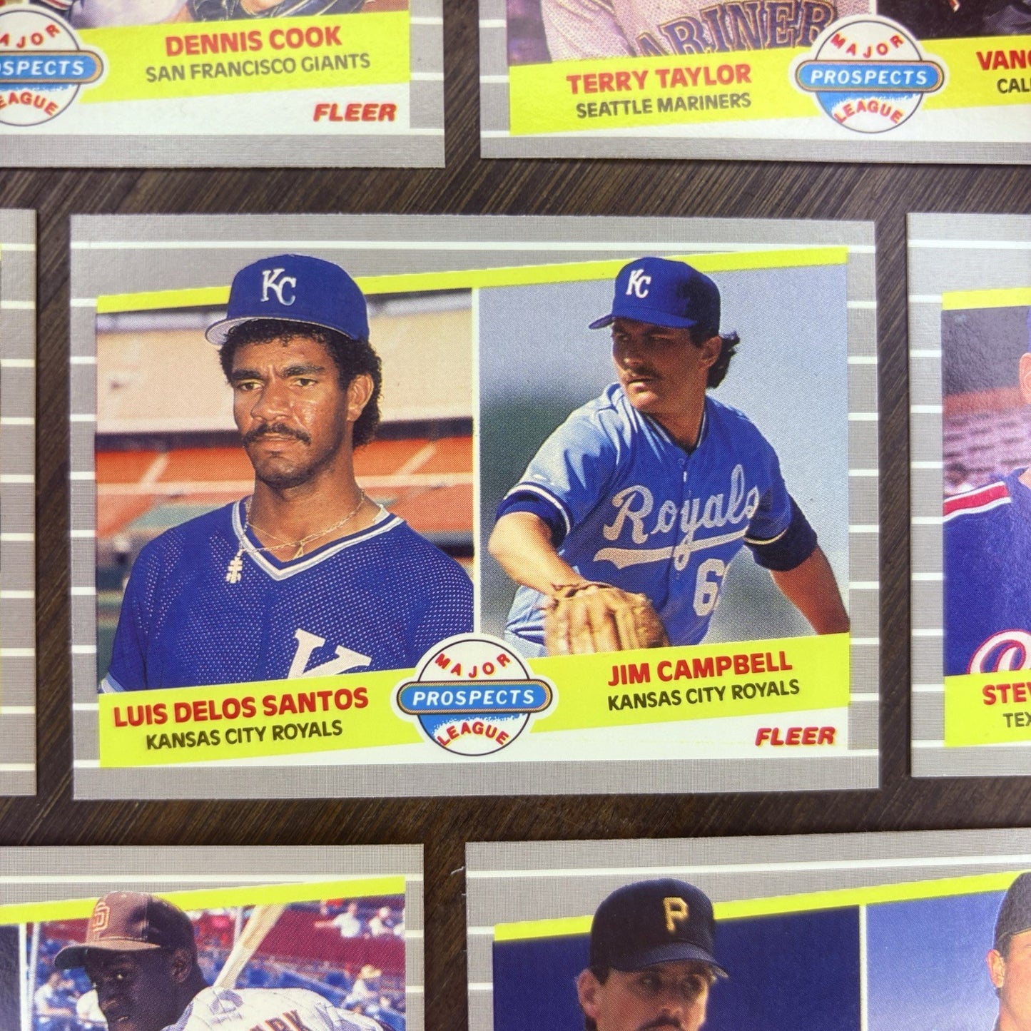 1989 Fleer Baseball Major League Prospects Trading Cards (Lot Of 12) High Grade12